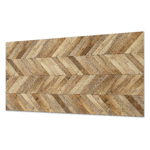 Panneau décoratif mural Motif ? chevrons en bois