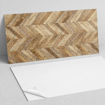 Panneau décoratif mural Motif ? chevrons en bois