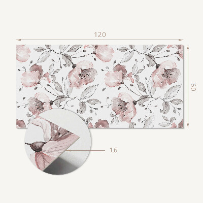 Panneau décoratif mural Motif floral de style aquarelle