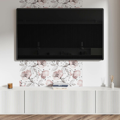 Panneau décoratif mural Motif floral de style aquarelle