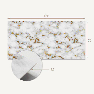 Panneau décoratif mural Motifs en marbre aux veines délicates