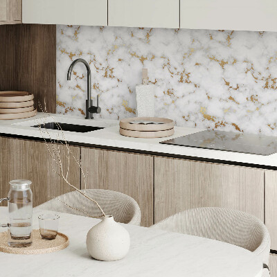 Panneau décoratif mural Motifs en marbre aux veines délicates