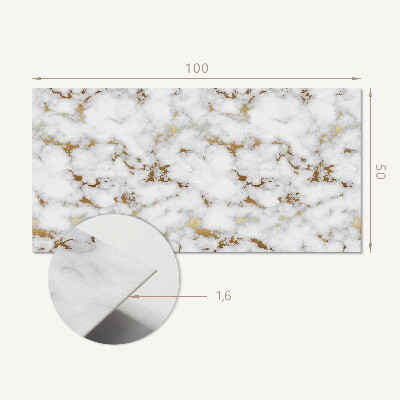 Panneau décoratif mural Motifs en marbre aux veines délicates