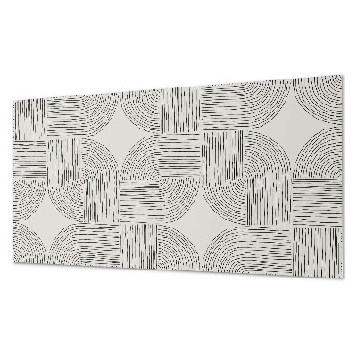 Panneau mural Formes stylisées dans un ordre géométrique