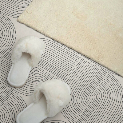 Panneau mural Formes stylisées dans un ordre géométrique