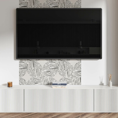 Panneau mural Formes stylisées dans un ordre géométrique