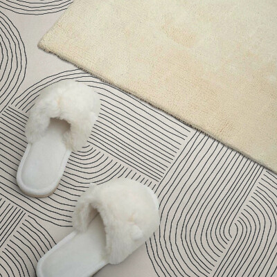 Panneau mural Formes stylisées dans un ordre géométrique