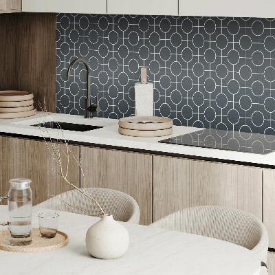 Panneau décoratif mural Motif de cercles et de lignes en géométrie