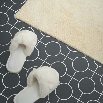 Panneau décoratif mural Motif de cercles et de lignes en géométrie