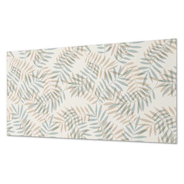 Panneau mural Motif de feuille subtil