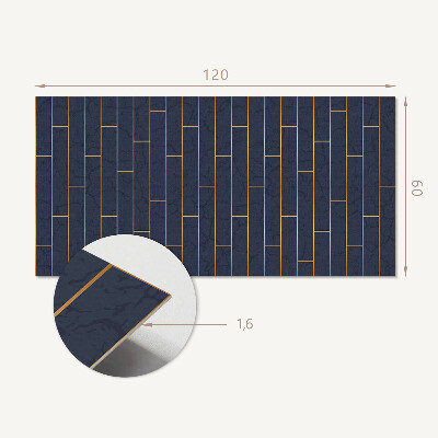 Panneau décoratif mural Motif de briques de l'architecture de rue