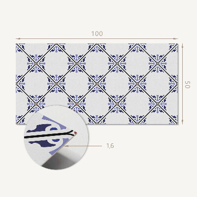 Rev?tement mural Composition de motifs floraux