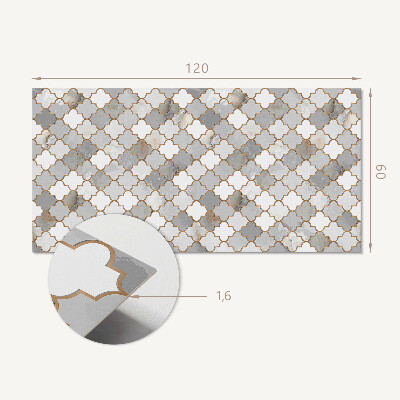 Panneau mural Formes de mosa?que dans un style harmonieux