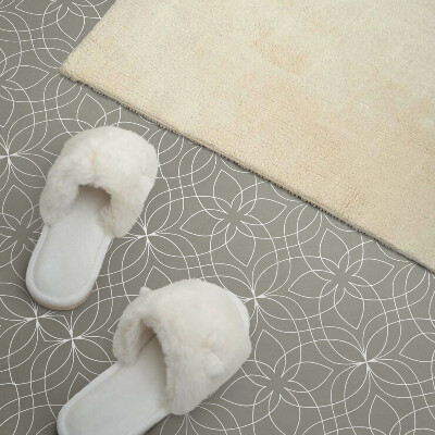 Rev?tement mural Motif floral dans un style géométrique