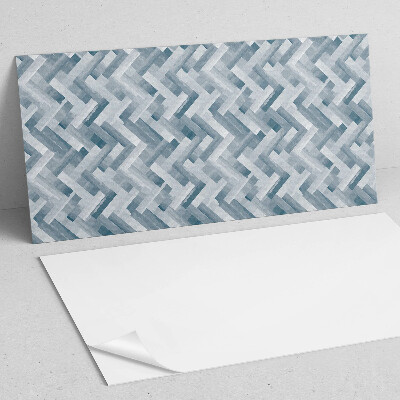 Panneau mural Motif ? rayures en zigzag