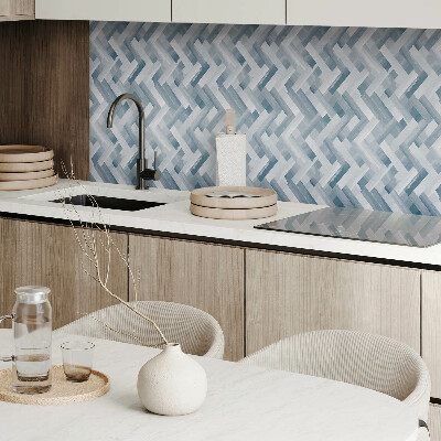 Panneau mural Motif ? rayures en zigzag