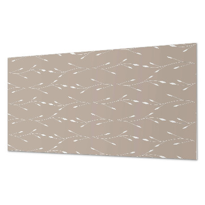 Panneau mural Motif floral de feuilles subtiles