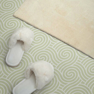 Panneau mural Ondes spirales dans un motif dynamique