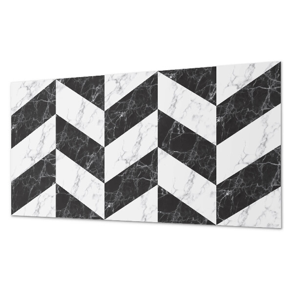 Panneau mural Marbre ? chevrons dans un style élégant