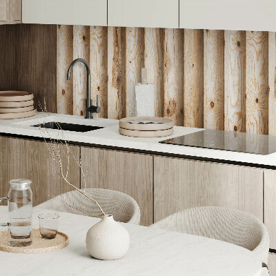 Panneau mural Motifs de grain de bois naturel