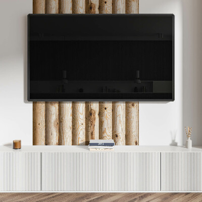 Panneau mural Motifs de grain de bois naturel