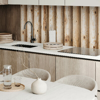 Panneau mural Motifs de grain de bois naturel