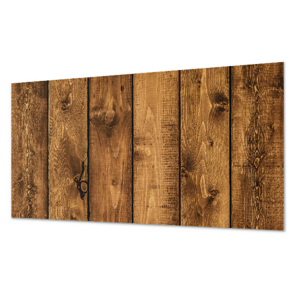 Panneau mural Des planches de bois avec une texture unique