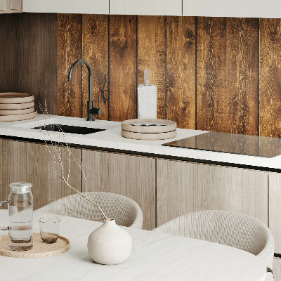 Panneau mural Des planches de bois avec une texture unique