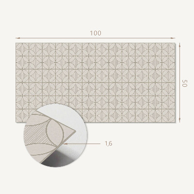 Panneau décoratif mural Motif rond de style géométrique