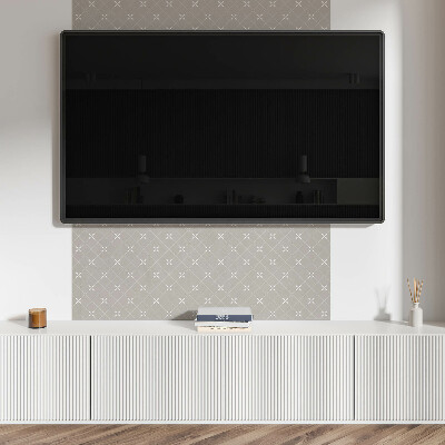 Panneau mural Un motif en losange dans une version géométrique