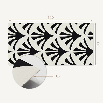 Panneau décoratif mural Des accents verts dans un style abstrait