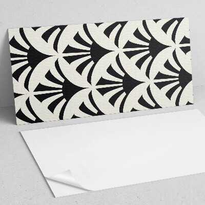 Panneau décoratif mural Des accents verts dans un style abstrait