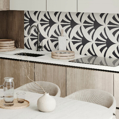 Panneau décoratif mural Des accents verts dans un style abstrait