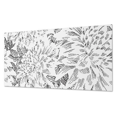 Rev?tement mural Motif floral avec des feuilles vertes