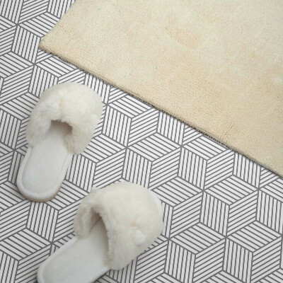 Panneau mural Feuilles hexagonales dans un style dynamique