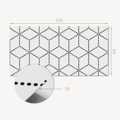 Rev?tement mural Motif ? pois hexagonaux