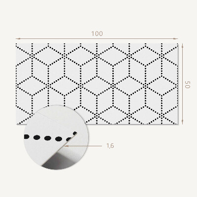 Rev?tement mural Motif ? pois hexagonaux