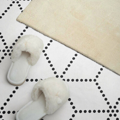 Rev?tement mural Motif ? pois hexagonaux