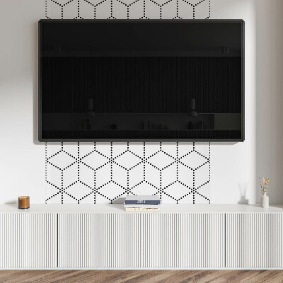 Rev?tement mural Motif ? pois hexagonaux