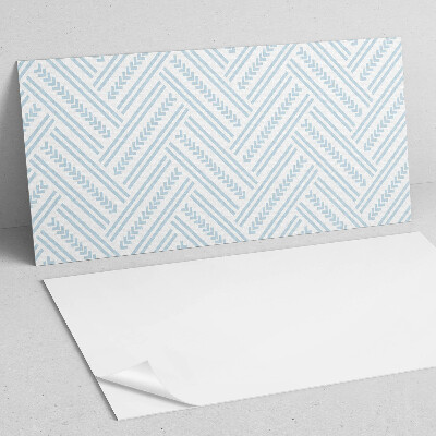 Panneau décoratif mural Motif en zigzag avec des accents linéaires