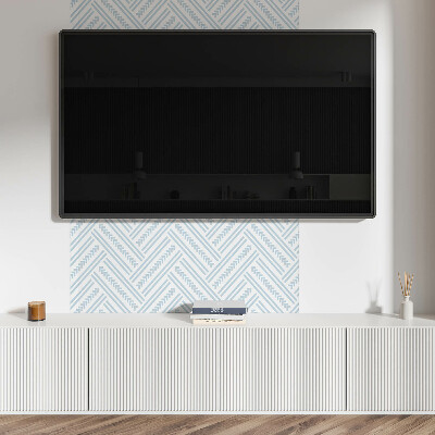 Panneau décoratif mural Motif en zigzag avec des accents linéaires