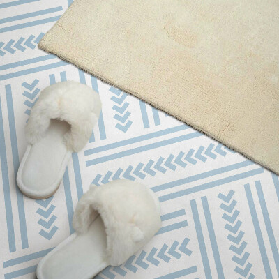 Panneau décoratif mural Motif en zigzag avec des accents linéaires