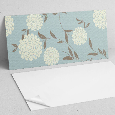 Panneau mural Motif floral avec des feuilles vertes