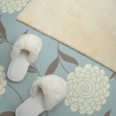 Panneau mural Motif floral avec des feuilles vertes