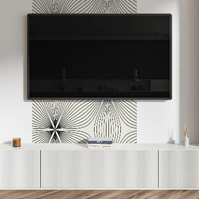 Panneau décoratif mural Motifs énergétiques aux lignes dynamiques