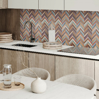 Panneau décoratif mural Motif ? chevrons façon bois