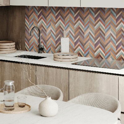 Panneau décoratif mural Motif ? chevrons façon bois