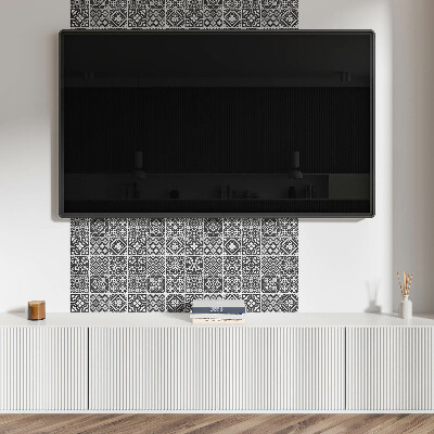 Panneau mural Motifs géométriques dans les carreaux