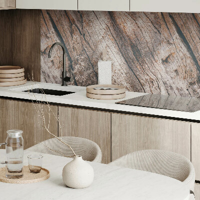 Panneau mural Motif en bois avec dessins