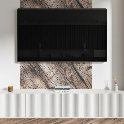 Panneau mural Motif en bois avec dessins